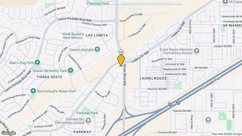 1942 Avondale Pl NW Map and Location Details