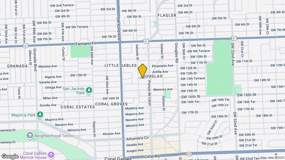 222 Sidonia Ave Map and Location Details