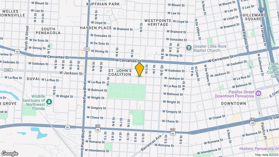 1319 W Jackson St Map and Location Details