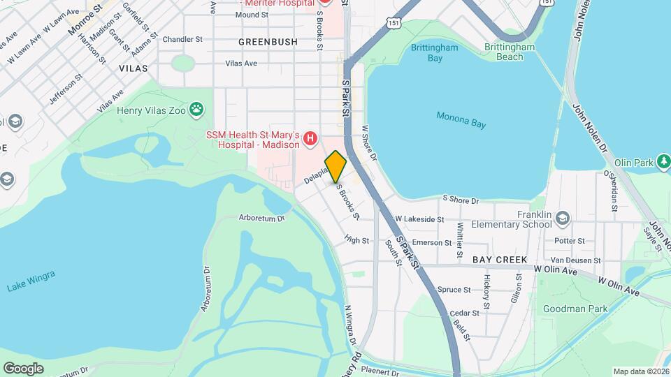 902 S Brooks St, Unit 3 Map and Location Details