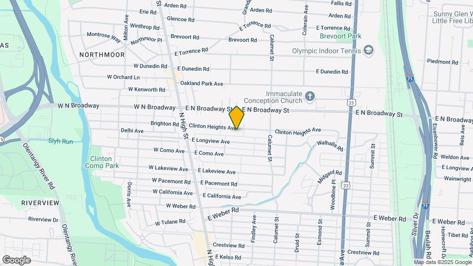 151-153-153 Clinton Heights Ave Map and Location Details