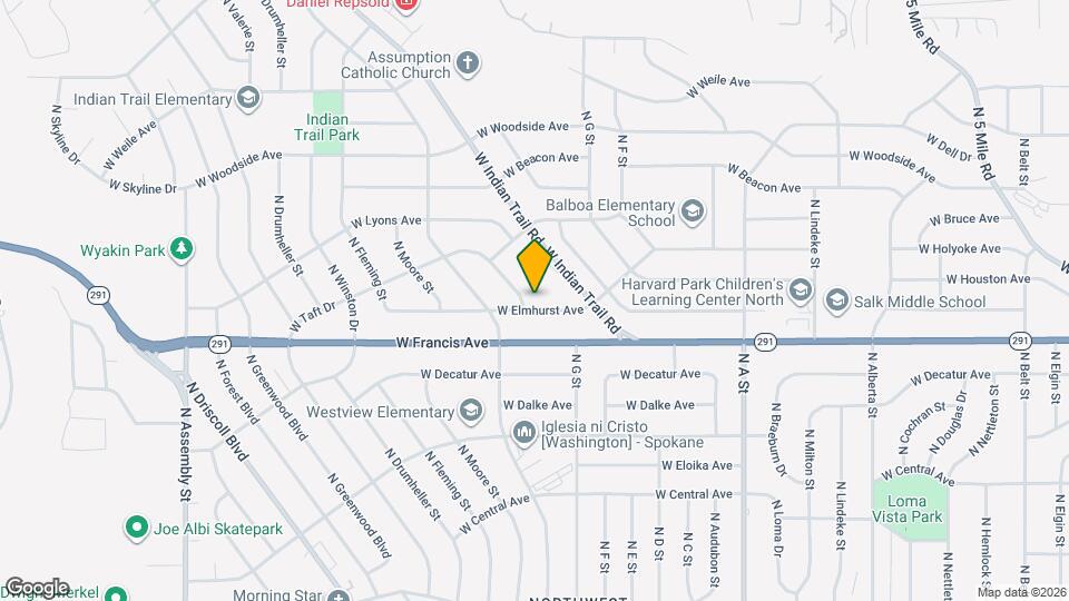 3332 W Elmhurst Ave Mapa y Detalles de la Ubicación