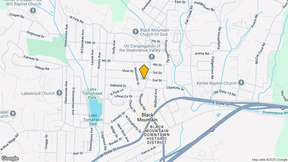 309 Montreat Rd Map and Location Details