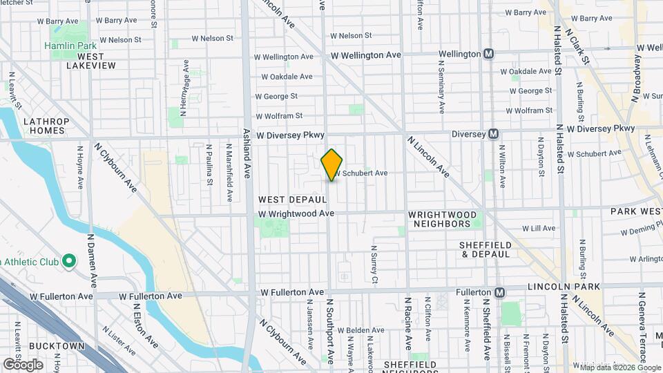 2643 N Southport Ave, Unit CH Map and Location Details