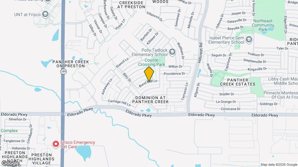 10247 Burnt Mill Ln Map and Location Details