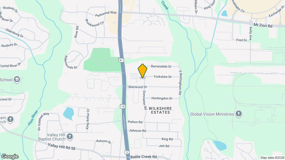 6937 Doncaster Rd Map and Location Details