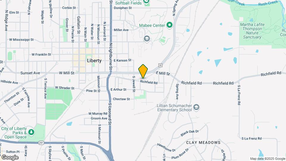 534 Richfield Rd Map and Location Details
