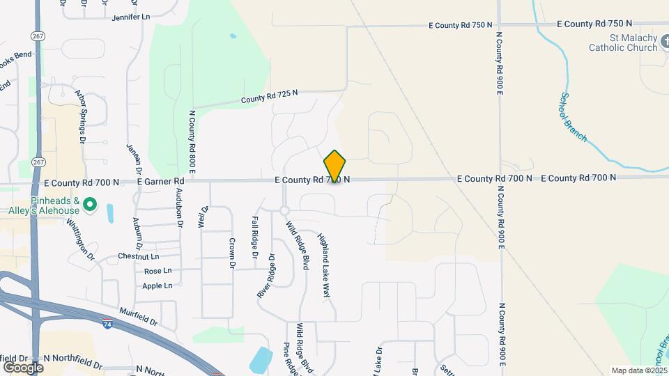 1362 Blue Ridge Ln Map and Location Details