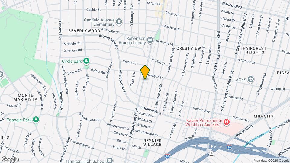 Beverlywood Center Map and Location Details