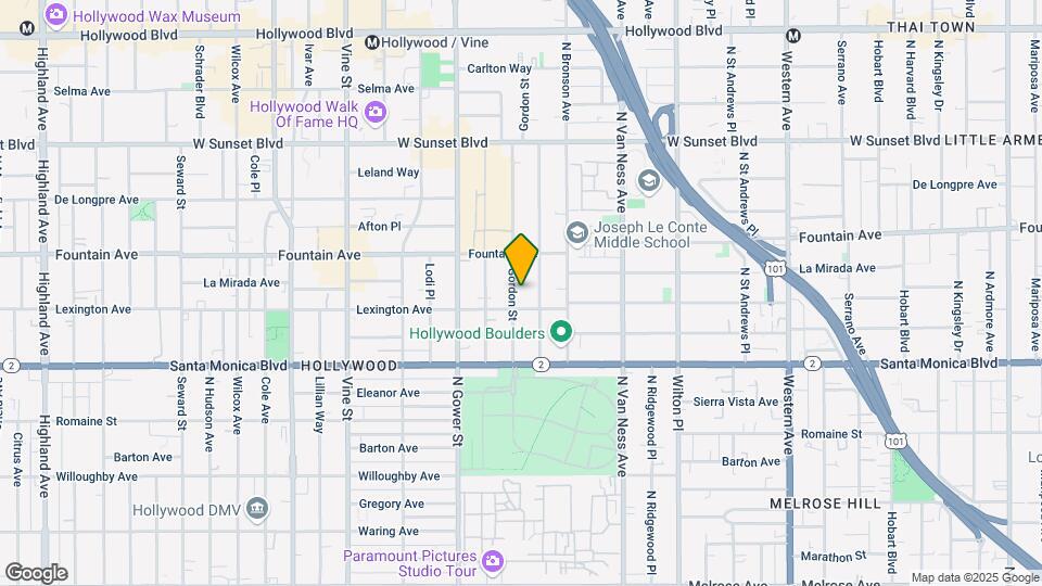 1218 Gordon St Map and Location Details
