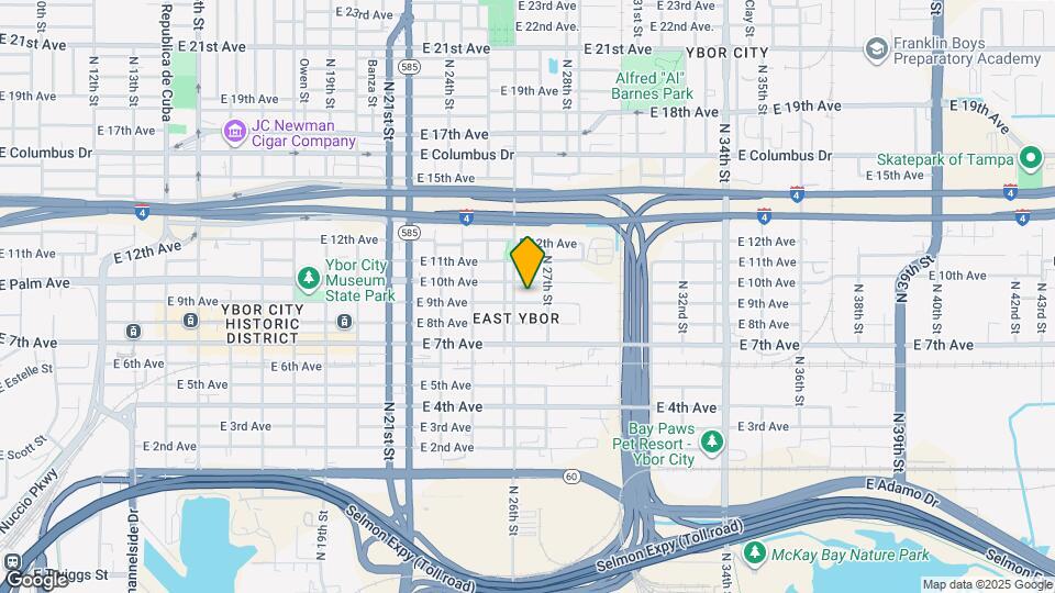 2608 E 9th Ave, Unit A - Front Map and Location Details