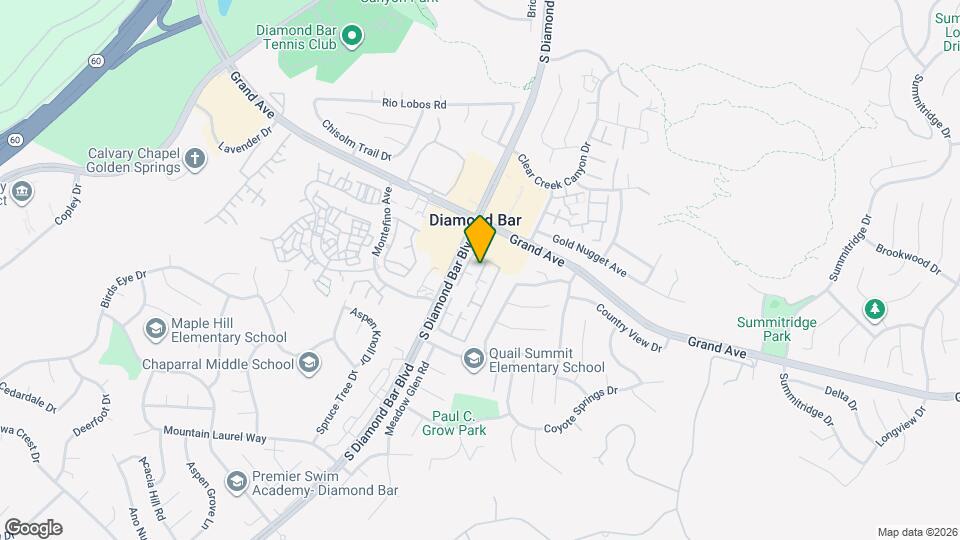 1248 S Diamond Bar Blvd Map and Location Details