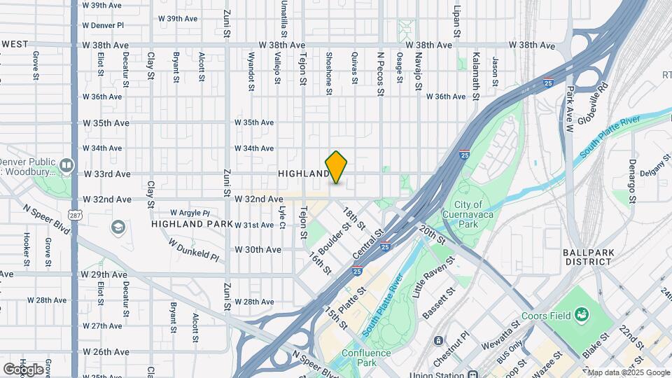 32nd & Shoshone Map and Location Details