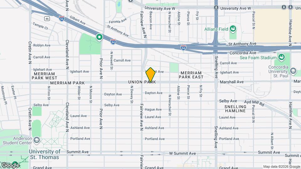 1790 Marshall Ave, Unit Entire House Map and Location Details