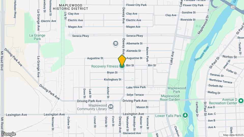 1041-1043 Dewey Ave Map and Location Details