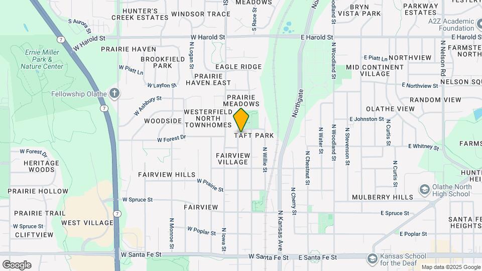 710 N Pine St Map and Location Details