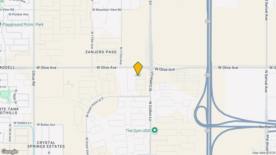 17164 W Townley Ave Mapa y Detalles de la Ubicación