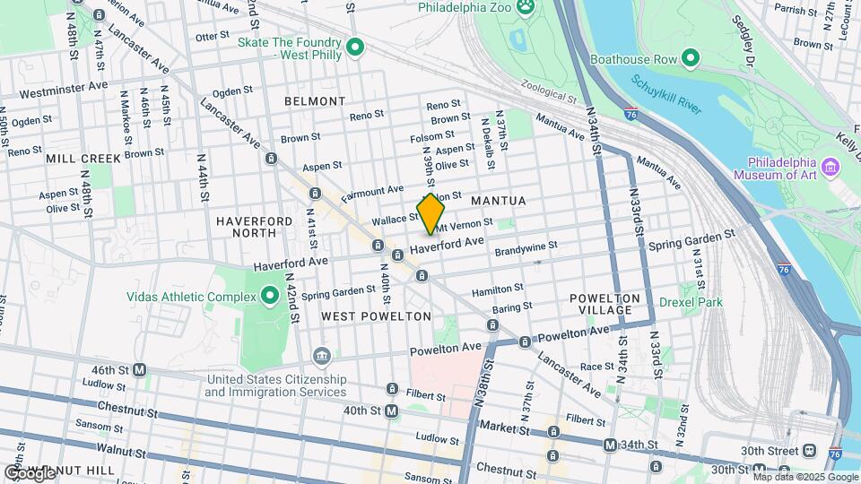 3907 Haverford Map and Location Details