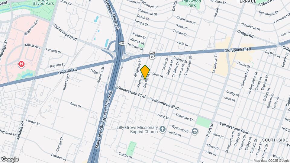 6744 Del Rio St Map and Location Details