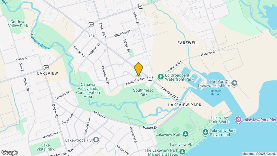 38 Kawartha Ave Map and Location Details