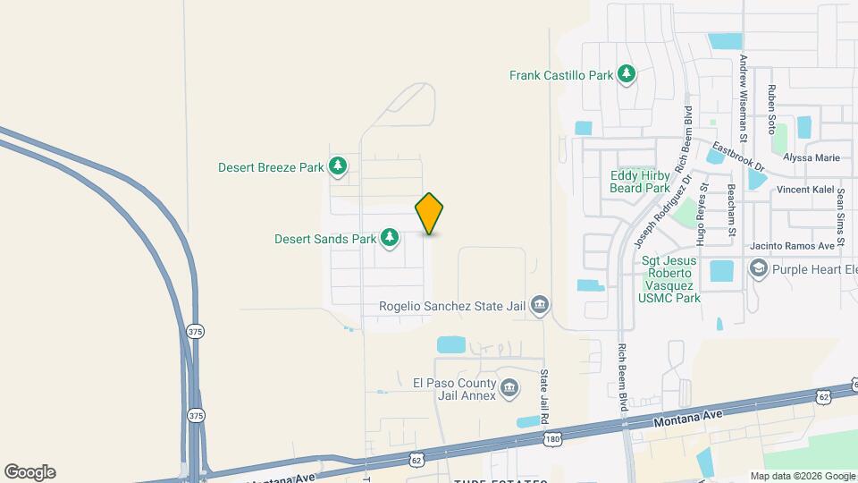 3980 Desert Nomad Dr Map and Location Details