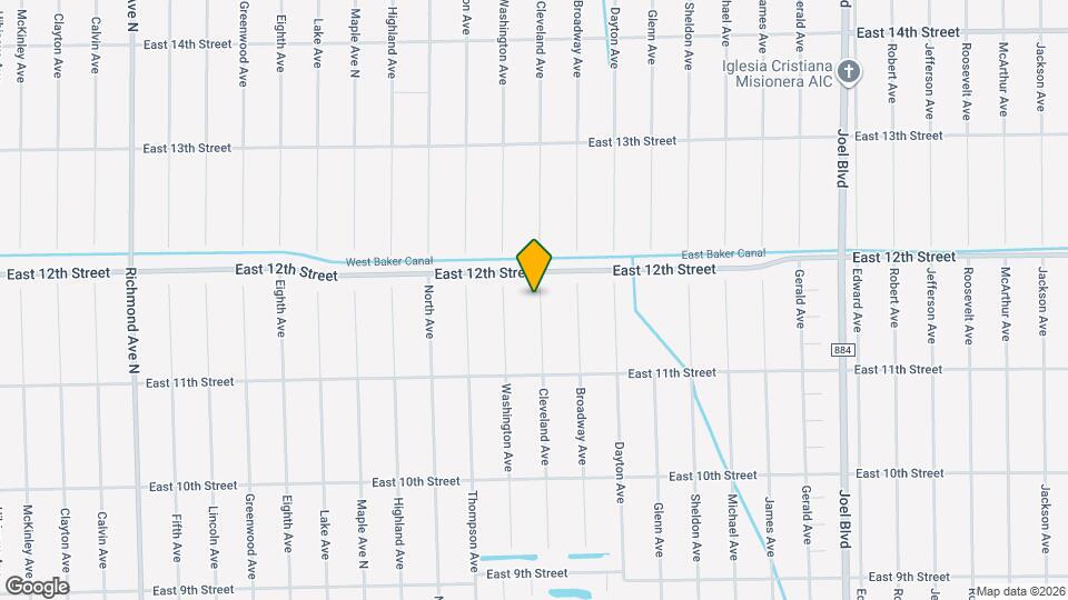 1117 Cleveland Ave Map and Location Details