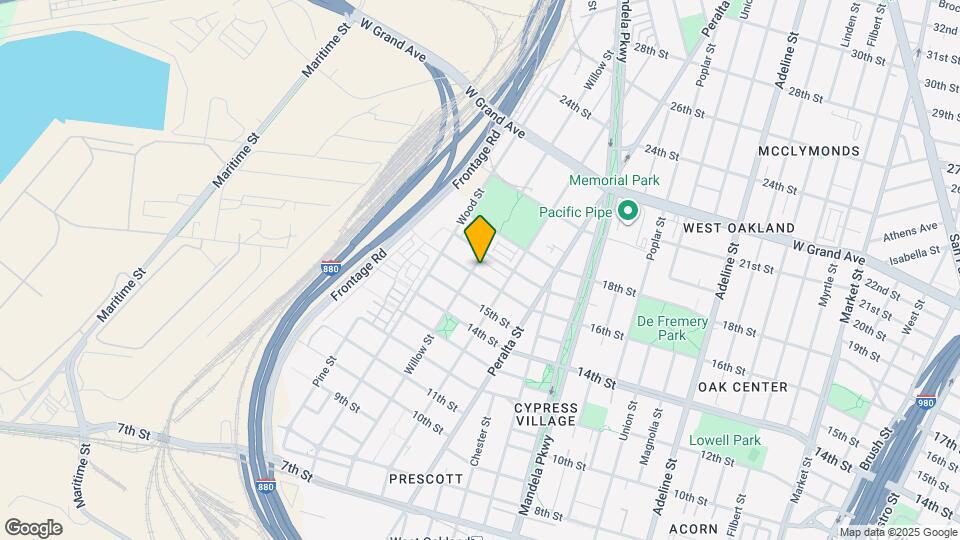 1606 Willow St Map and Location Details