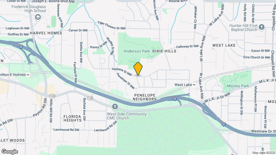 2057 Verbena St NW Map and Location Details