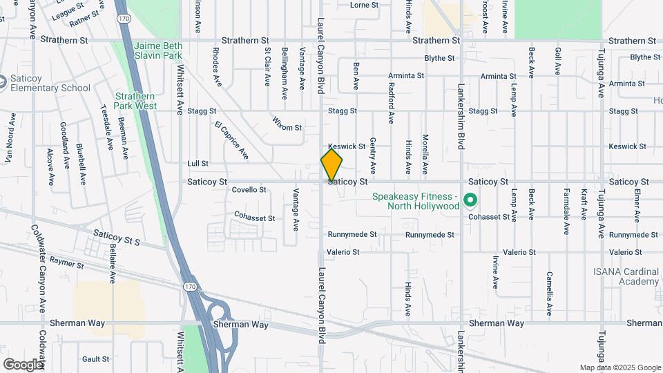 12036 Saticoy St Mapa y Detalles de la Ubicación