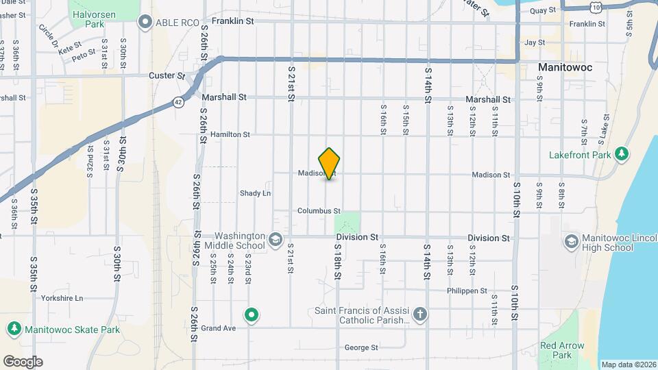 1325 S 19th St Map and Location Details