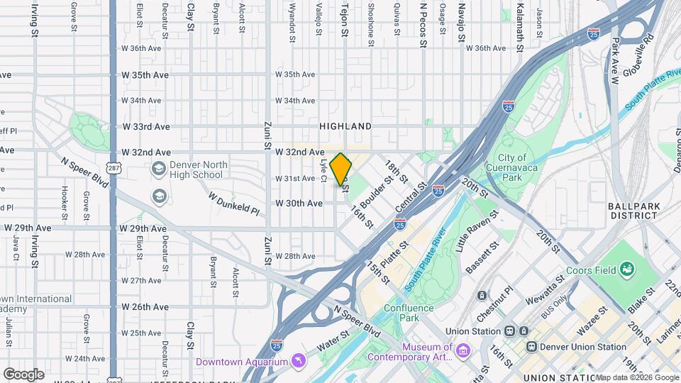 3038 Umatilla St Mapa y Detalles de la Ubicación