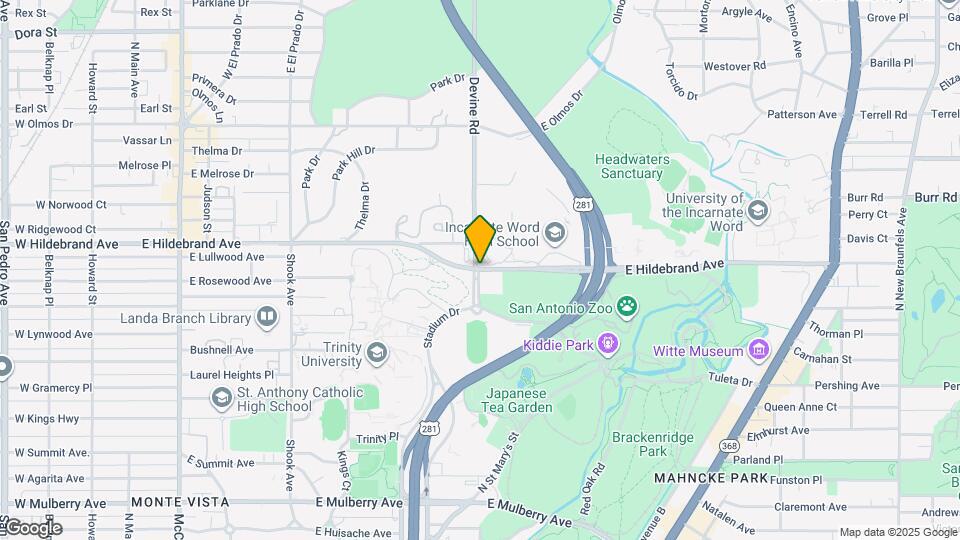 700 E Hildebrand Ave Map and Location Details