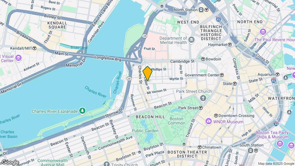 107 Pinckney St Mapa y Detalles de la Ubicación