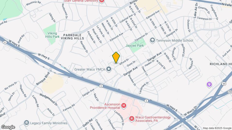 6805 Alford Dr Map and Location Details