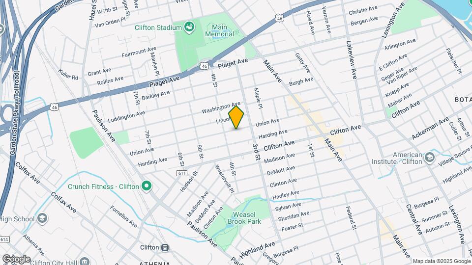 189 Union Ave Map and Location Details