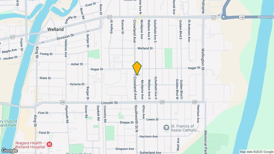 278 Crowland Ave Map and Location Details