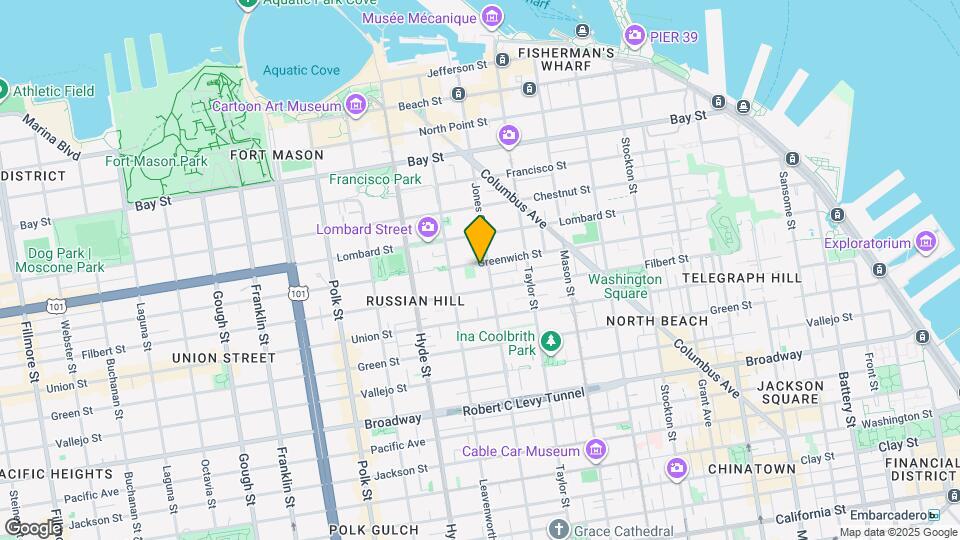 1021 Greenwich St Map and Location Details