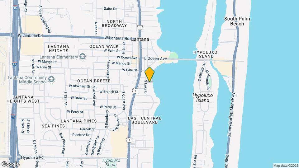 416 S Lake Dr Map and Location Details