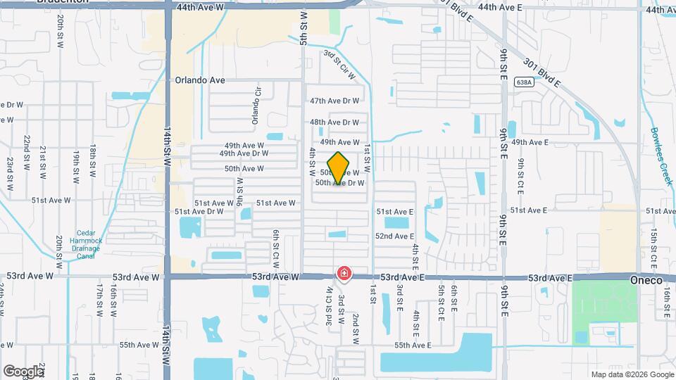 303 50th Avenue Plaza W Map and Location Details