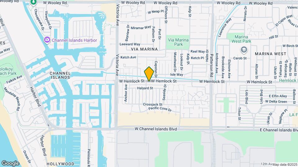 682 W Hemlock St Map and Location Details