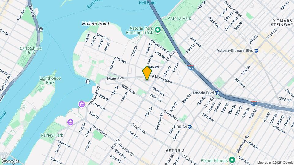 14-43 28th Ave Mapa y Detalles de la Ubicación