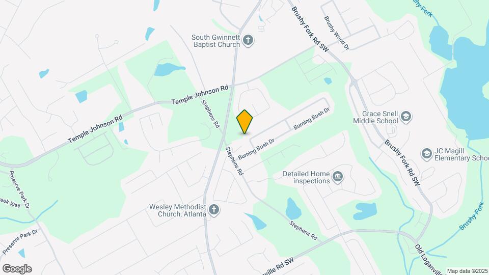 880 Burning Bush Dr Map and Location Details