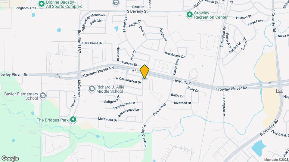 913 Honey Locust Ln Map and Location Details