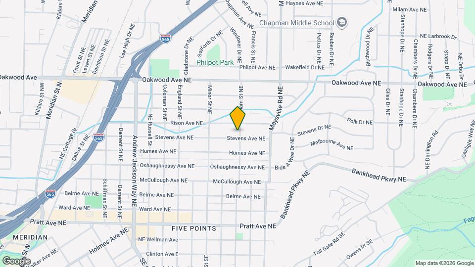 1423 Stevens Ave NE Map and Location Details