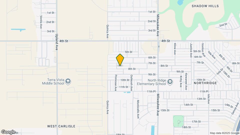 6806 8th St Map and Location Details