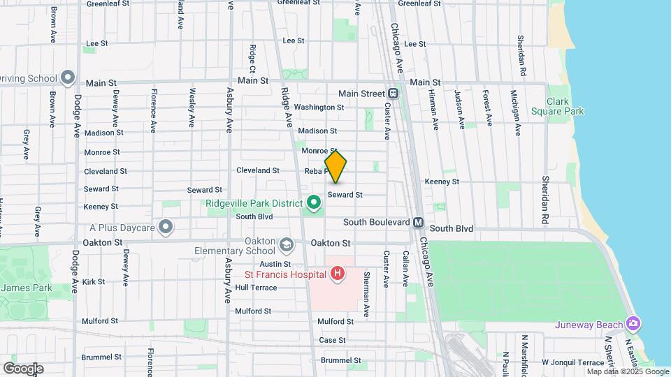 831 Seward St, Unit 1 Map and Location Details