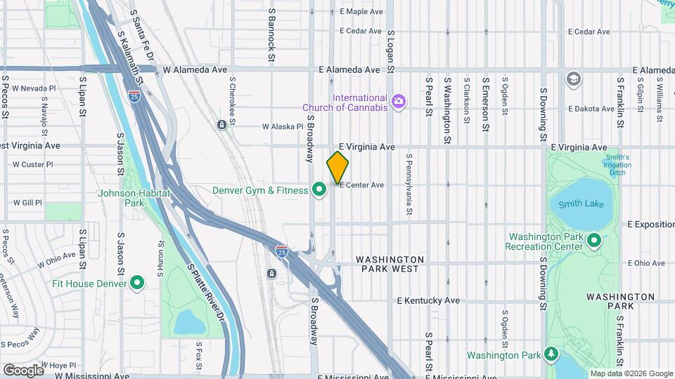 608 S Lincoln St Map and Location Details