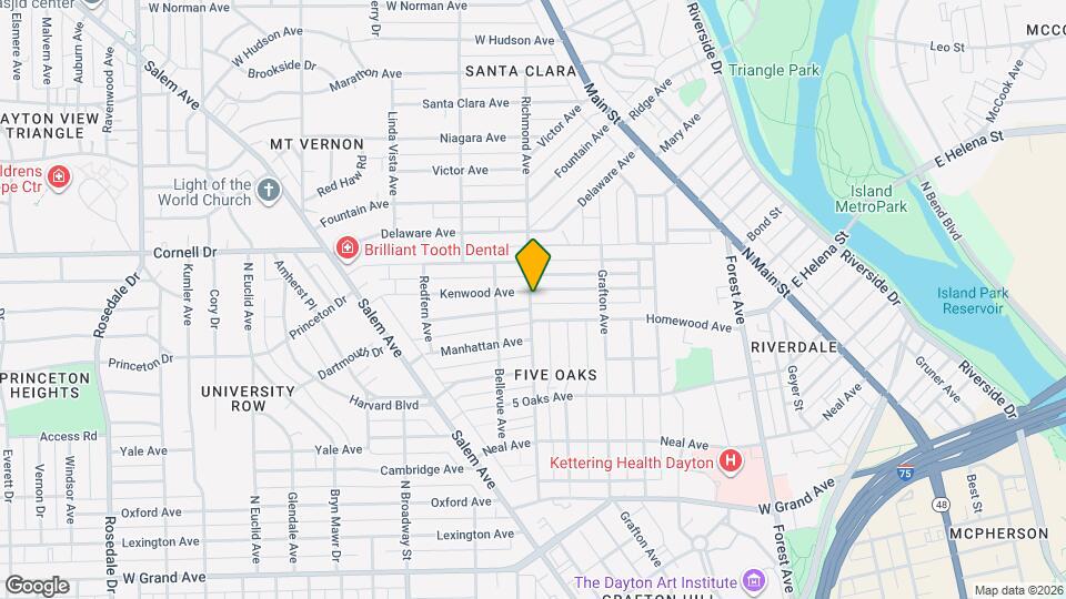 526 Richmond Ave Map and Location Details