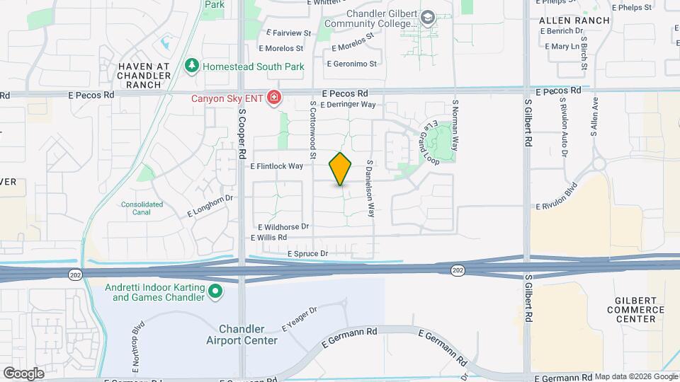 2334 E Longhorn Pl Map and Location Details