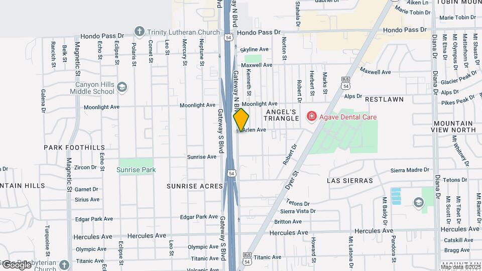 8750 Gateway N Blvd Map and Location Details